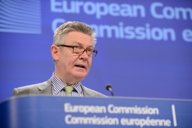 EU-commissaris De Gucht. Foto: Credit © European Union, 2014.